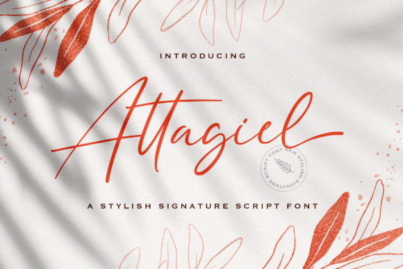 Attagiel: A Delicate and Elegant Handwritten Font for Web Design