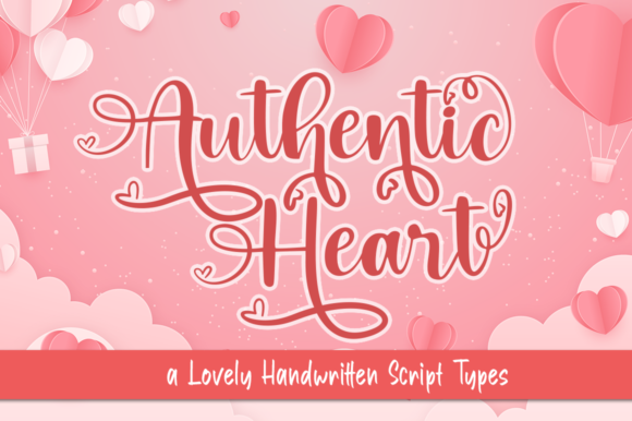 Authentic Heart: A Charming Handwritten Font for Editorial Design