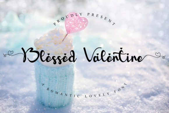 Blessed Valentine: A Handwritten Font for Elegant Web Design
