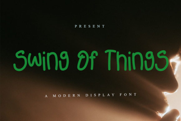 Bring Charm to Your Creations with Swing of Things Font