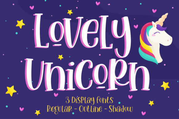 Charming Lovely Unicorn: A Perfect Handwritten Font for Crafters