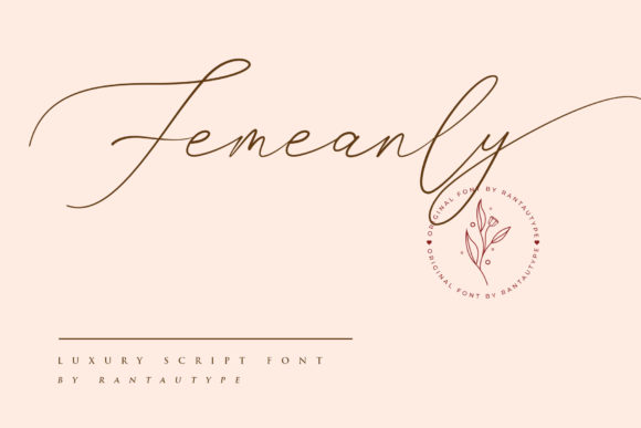Discover Femeanly: A Delicate and Elegant Handwritten Font