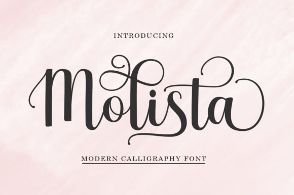 Discover Molista: A Luxurious Handwritten Font for Branding