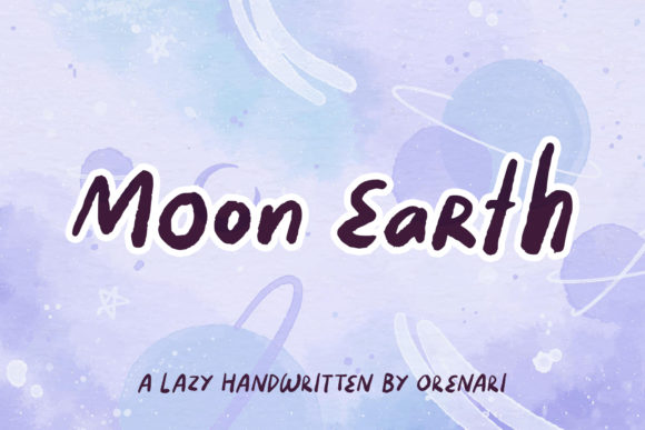 Discover Moon Earth: A Versatile Handwritten Font for Branding