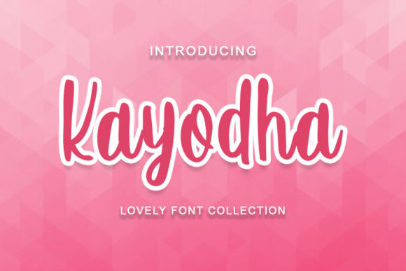 Discover the Charm of Kayodha: A Perfect Font for Makers