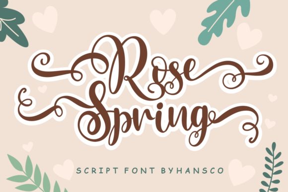 Discovering Rose Spring: A Font for Elegant Design