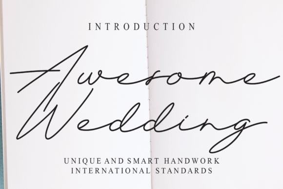 Elevate Your Editorial Design with Awesome Wedding Font