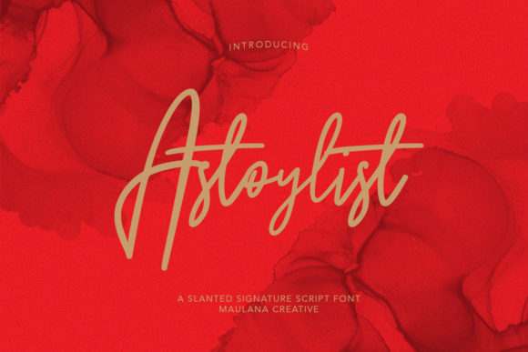 Enhance Your Brand with Astoylist: A Stylish Handwritten Font