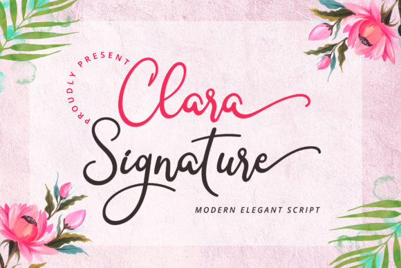 Enhance Your Brand with Clara Signature Font