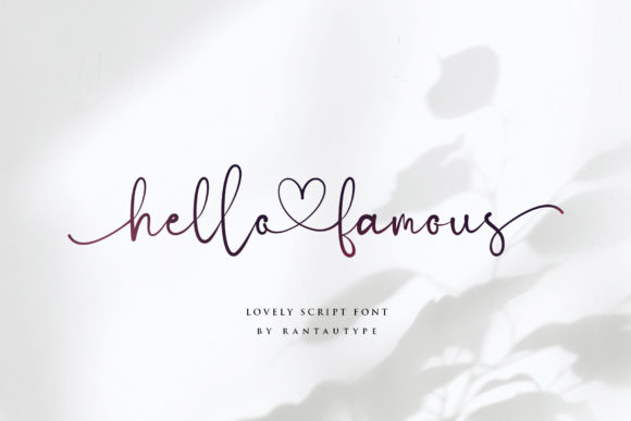 Enhance Your Brand with Hello Famous Font