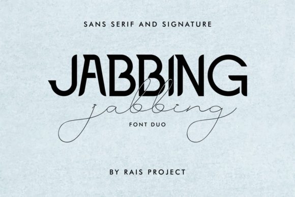 Enhance Your Brand with Jabbing: A Dainty Script Font
