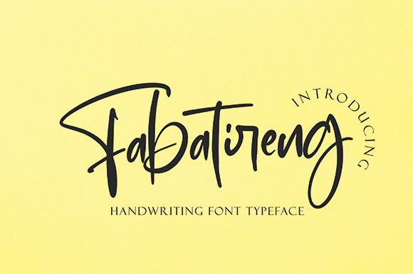 Enhance Your Campaigns with Fabatireng, the Versatile Handwritten Font