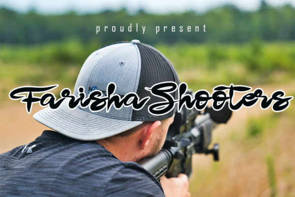 Farisha Shooter: A Handwritten Font for Eye-Catching Design