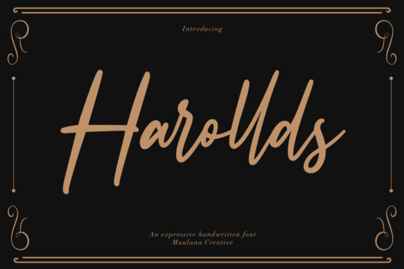Harollds: A Premium Script with Distinct Charm