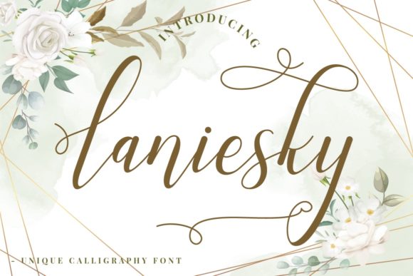 Laniesky: Elevate Your Brand with a Luxurious Handwritten Font