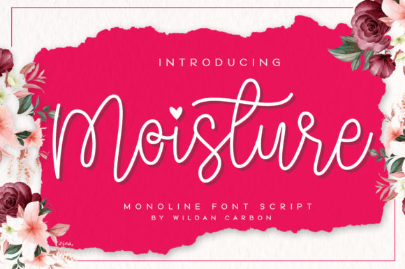 Moisture: A Handwritten Font for Elegant Editorial Design