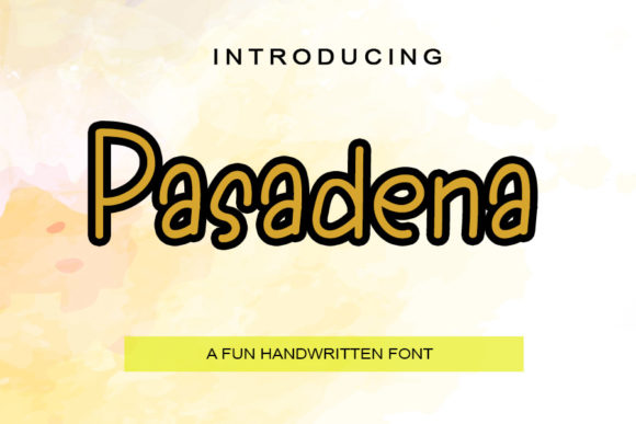 Pasadena: A Dainty Handwritten Font for Editorial Elegance
