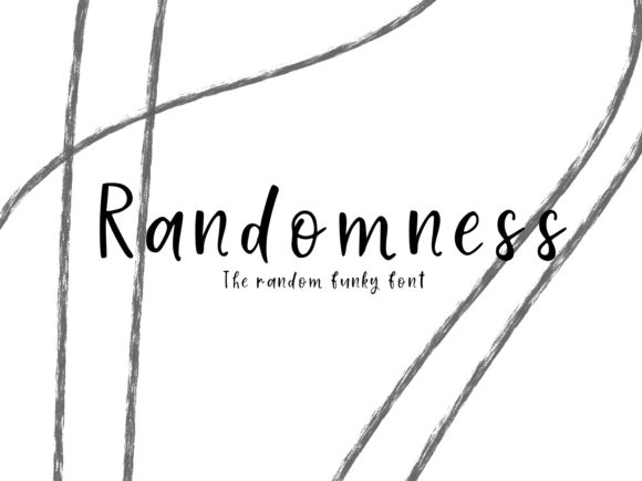 Randomness: A Handwritten Font for Vibrant Web Designs