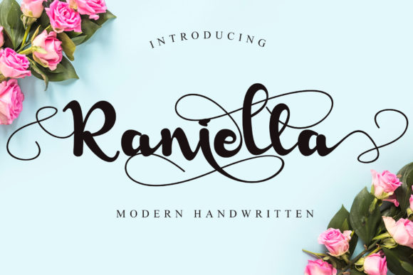 Raniella: A Handwritten Font for Elegant Editorial Design