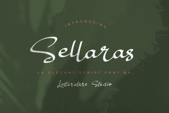 Sellaras: A Handwritten Font for Luxurious Web Design