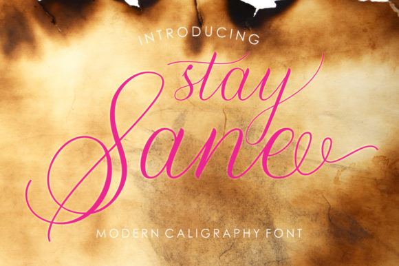 Stay Sane: A Refreshing Script Font for Modern Design