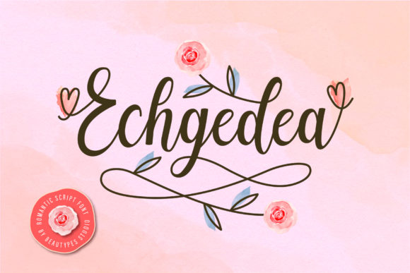 Transform Your Brand with Echgedea: A Dreamy Script Font