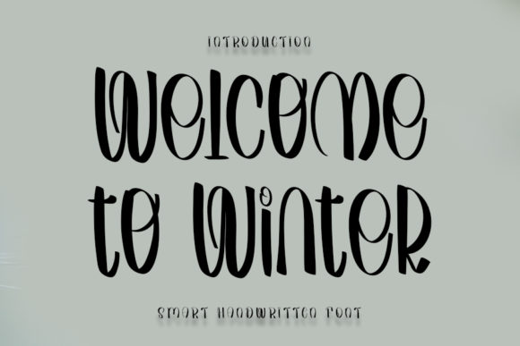 Welcome to Winter: A Charming Handwritten Font for Editorial Design