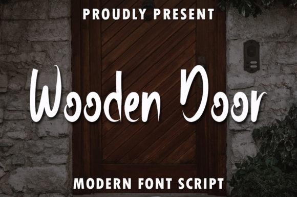 Wooden Door: A Versatile Script Font for Design